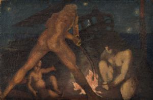 Skizze für die Familie, 1920